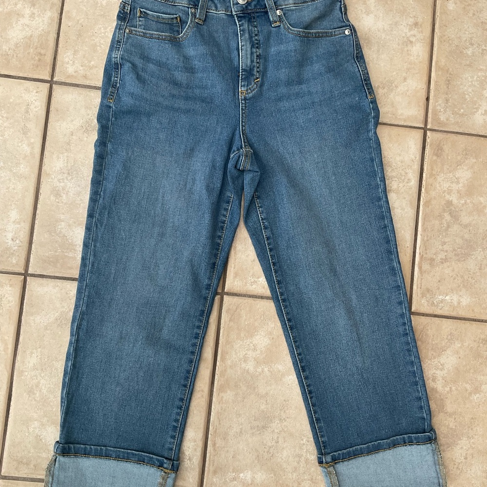 Style & Co. Women's High-Rise Cuffed Capri Jeans